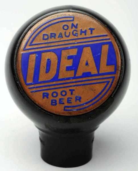 Appraisal: Ideal Root Beer Tap Knob Clean face with chipping near