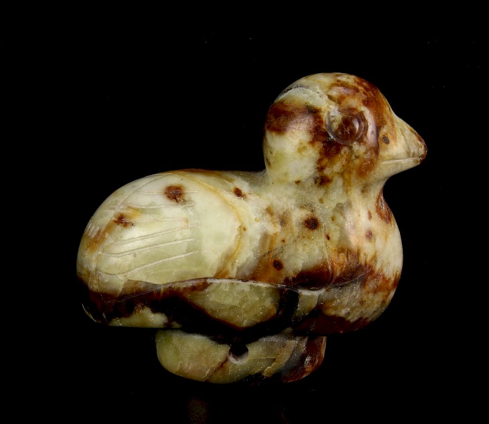 Appraisal: Stone Figure of a Bird Well worked in the form