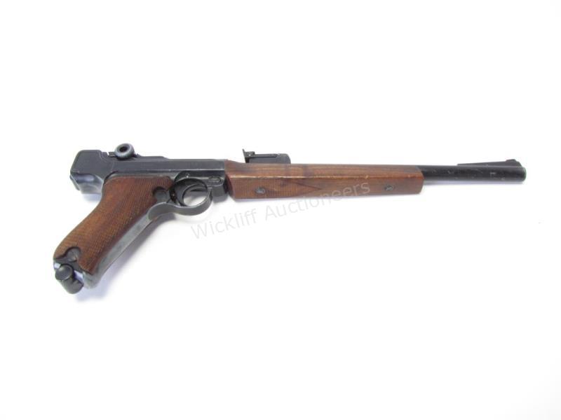 Appraisal: ERMA ET- Navy Luger Long-Barreled Pistol-Blued barrel Chambered in LR