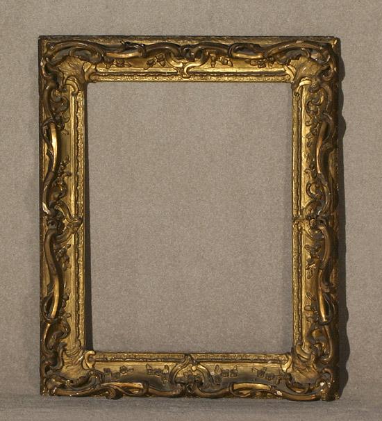 Appraisal: George III Giltwood Frame th- th Century Sight size -