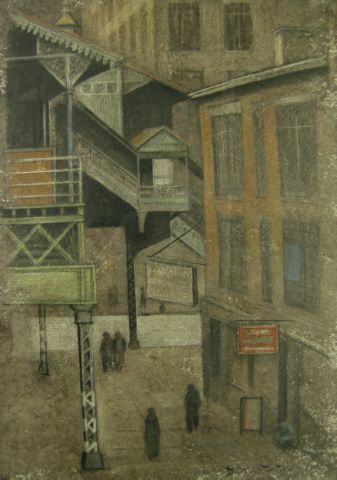 Appraisal: Stuyvesant Van Veen - NY x Pastel Signed Lower Right