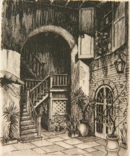 Appraisal: Morris Henry Hobbs etching and drypoint Morris Henry Hobbs American