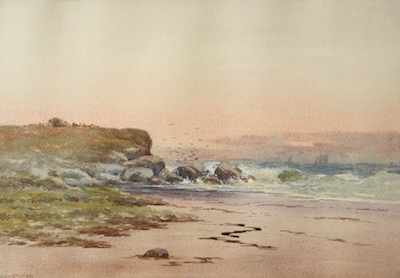 Appraisal: Frederick A Macneil American th th Century Maine coast Watercolor