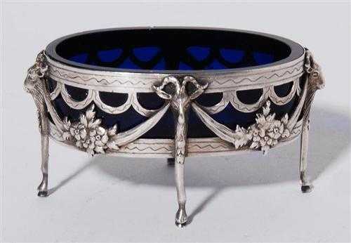 Appraisal: SALT CELLAR Augsburg - Maker's mark Ph F Burglocher Holders