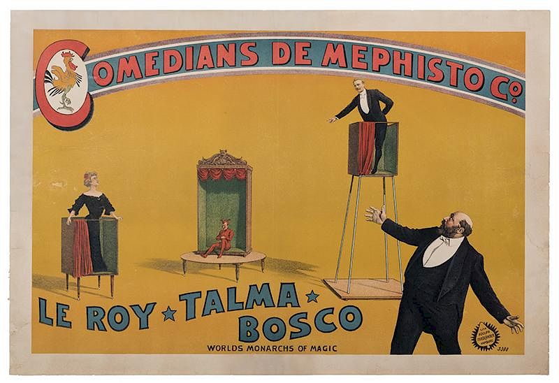 Appraisal: Comedians de Mephisto Co LeRoy-Talma-Bosco LeRoy Servais Comedians de Mephisto