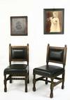 Appraisal: PC ROYCROFTERS LOT - Side chairs Lap Desk Framed Print