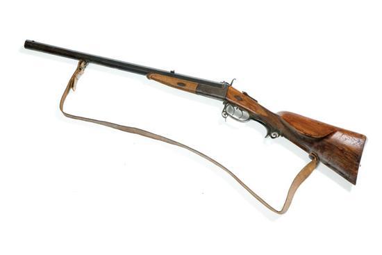 Appraisal: SINGLE SHOT PINFIRE RIFLE European th century Signed Josef Salzburg