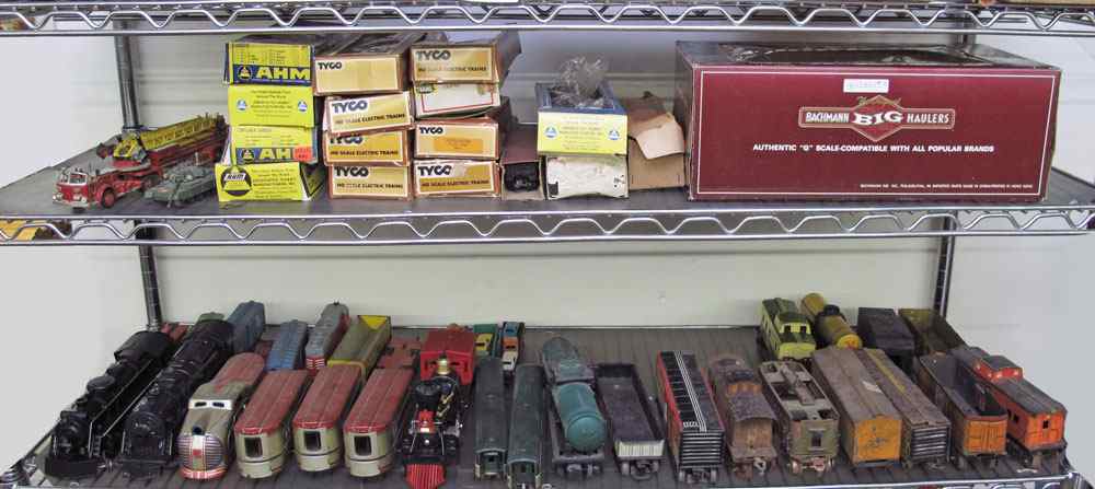 Appraisal: COLLECTION ASSORTED O AND HO GAUGE TRAINS Approx O and