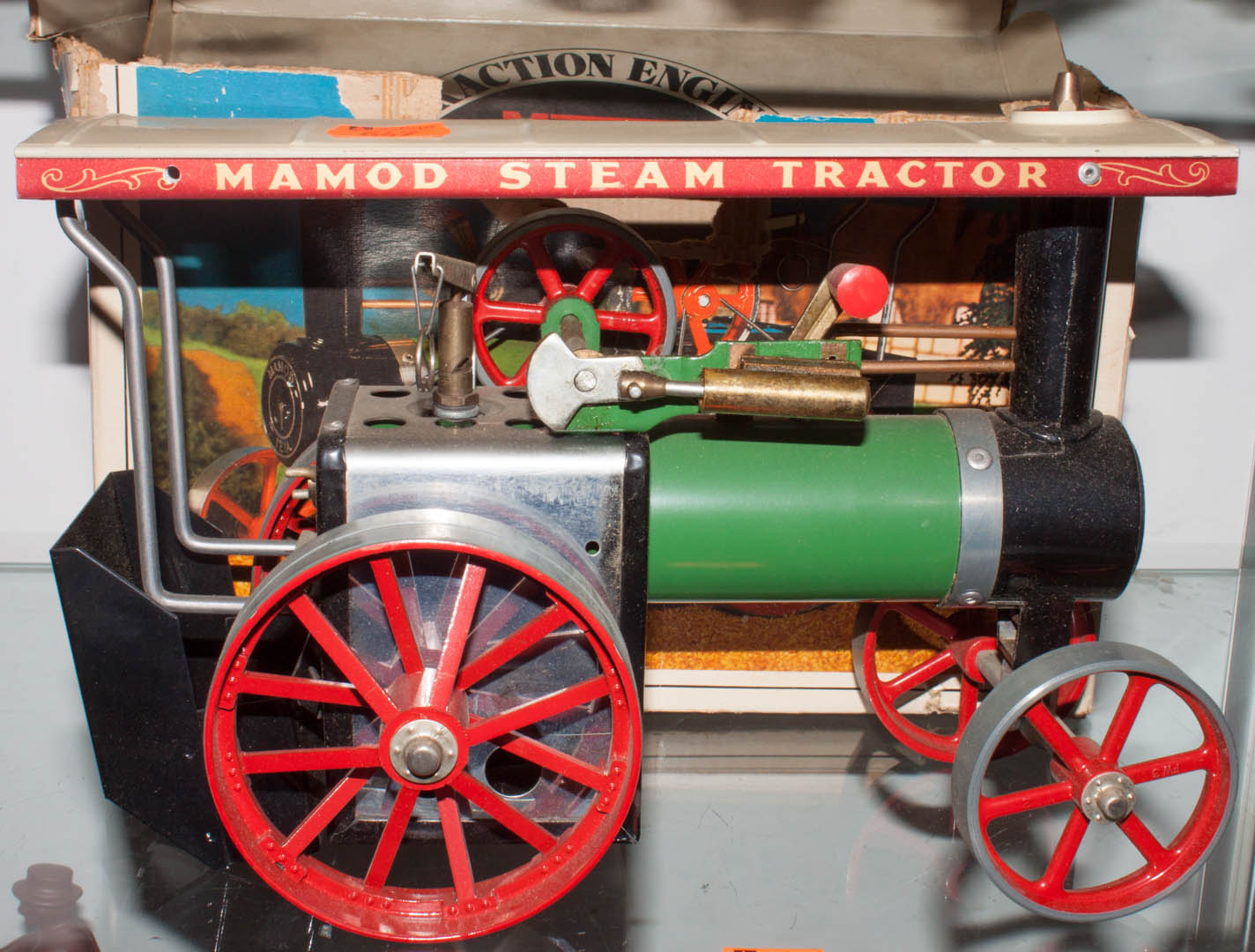 Appraisal: Mamod steam tractor live steam toy with original box Condition