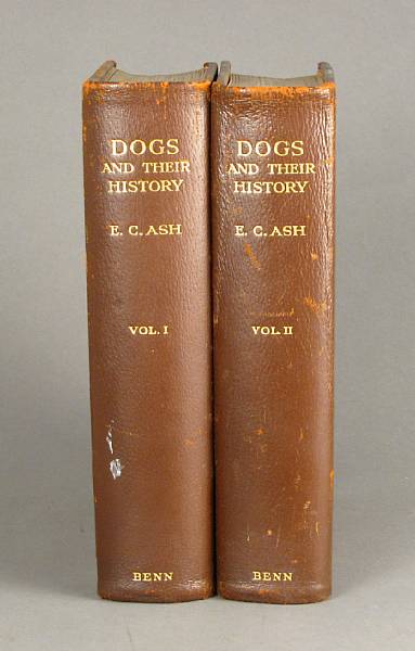 Appraisal: ASH EDWARD CECIL Dogs Their History and Development London Ernest