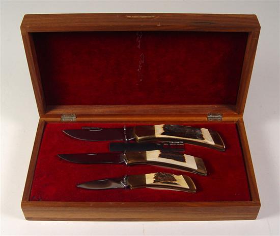 Appraisal: Gerber Knives - The Presidents Collection Set of three Gerber