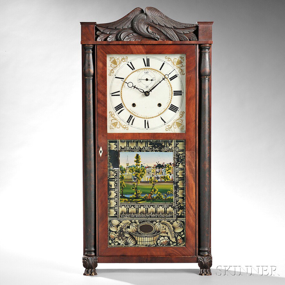 Appraisal: Eli Terry and Sons Eight-day Transitional Shelf Clock Plymouth Connecticut