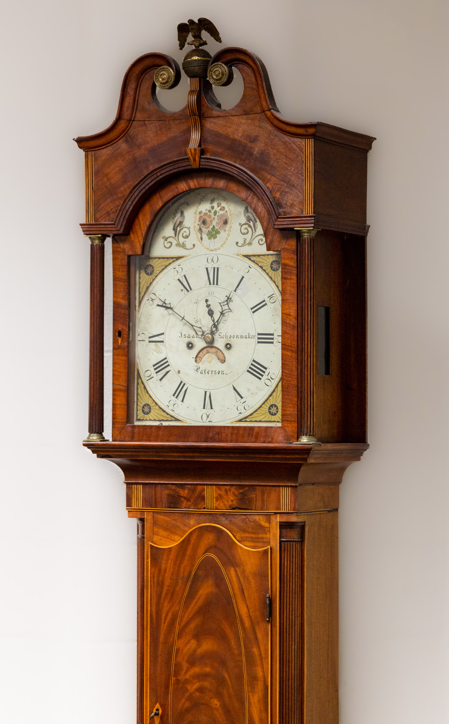 Appraisal: FINE ISAAC SCHOONMAKER TALLCASE CLOCK PATERSON NJ st Quarter of