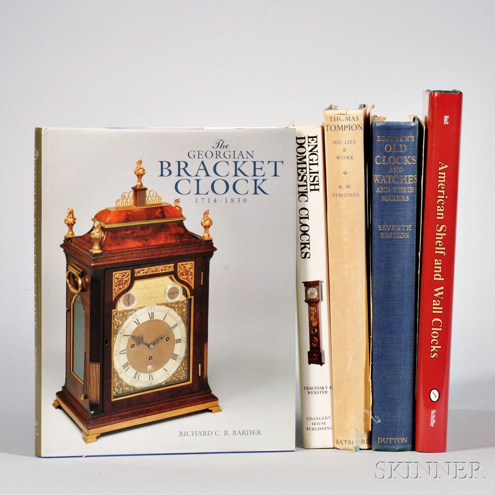 Appraisal: Five Titles on English and American Clocks Britten's Old Clocks