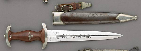 Appraisal: A German SA dagger by Koller The inch blade with