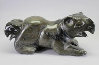 Appraisal: Cape Dorset Sculpture Spirit - Kumwartok Ashoona Purchased by original