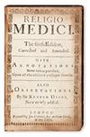 Appraisal: BROWNE THOMAS Sir Religio Medici The sixth Edition Corrected and