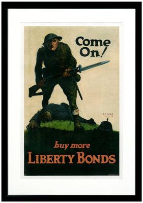 Appraisal: World War I Liberty Bond poster quot Come On Buy