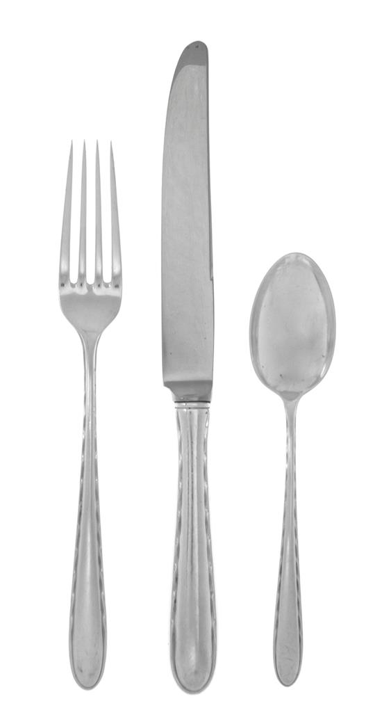 Appraisal: Sale Lot An American Silver Flatware Service Towle Silversmiths Newburyport