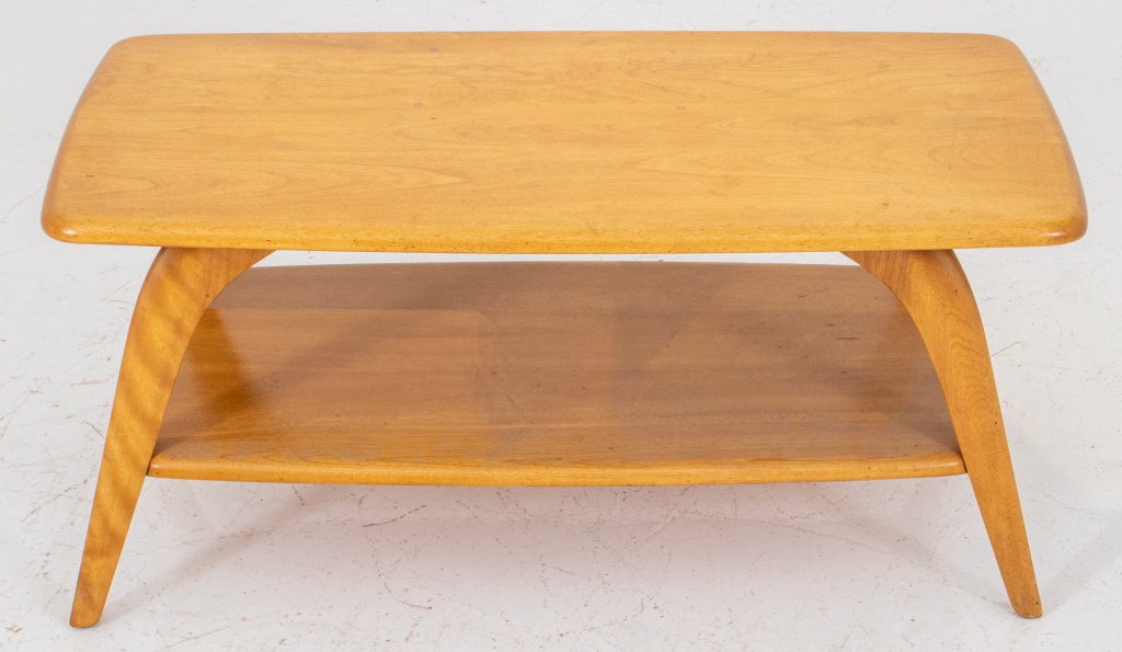 Appraisal: HEYWOOD WAKEFIELD MIDCENTURY MODERN COFFEE TABLE Haywood Wakefield midcentury modern