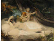 Appraisal: Richard Westall - 'A Wood Nymph and Cupids' also known