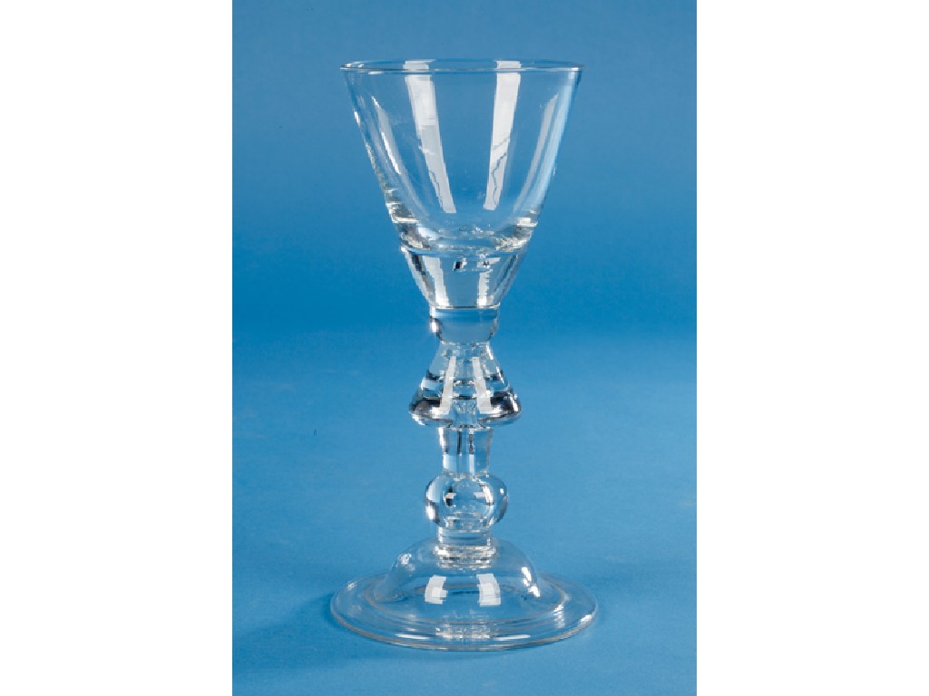 Appraisal: AN TH CENTURY GOBLET with a tapering bowl on a