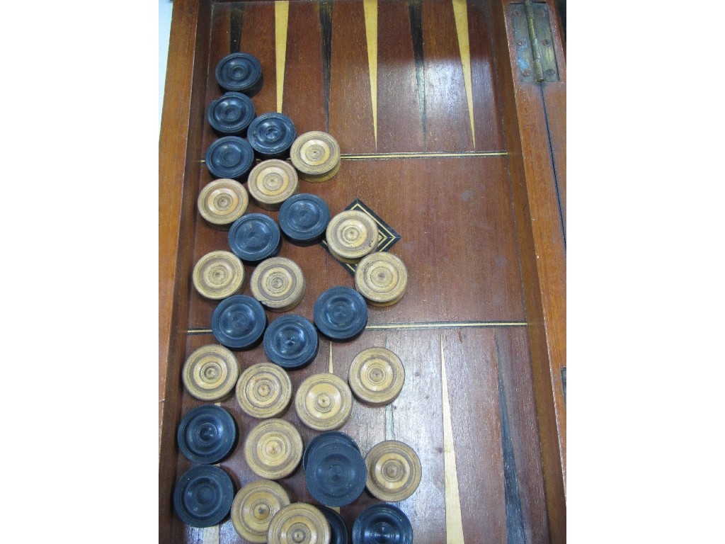 Appraisal: Lot comprising games box carved box and a quantity of