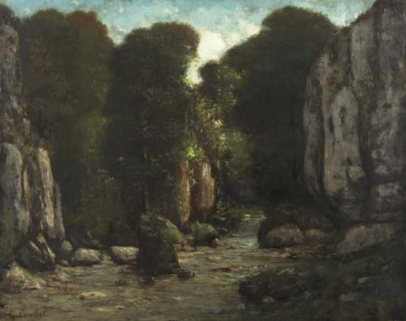 Appraisal: COURBET GUSTAVE Ornans - La Tour-de-Peilz and assistants Le Puits