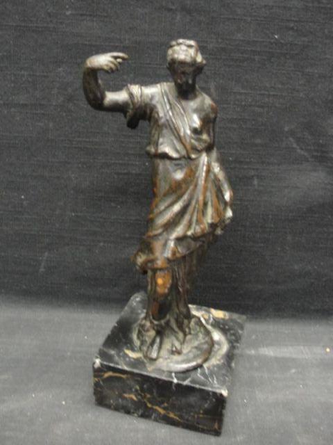 Appraisal: Antique Bronze of a Grecian Woman Possibly th century From