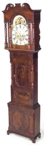 Appraisal: th CENTURY MAHOGANY LONGCASE CLOCK by John Hughes Carnarvon sic