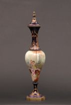 Appraisal: A Sevres Urn ca th Century Artist signed hand painted