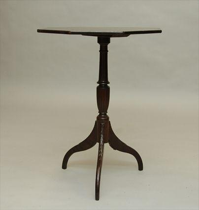 Appraisal: George III Mahogany Tripod Table