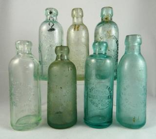 Appraisal: Soda bottles Soda- Hutchinson- 'Nuka Mineral Springs Soda Water Co