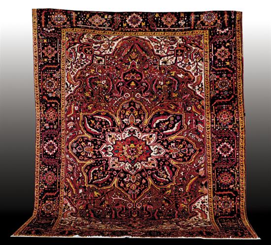 Appraisal: Persian Heriz carpet ' x '