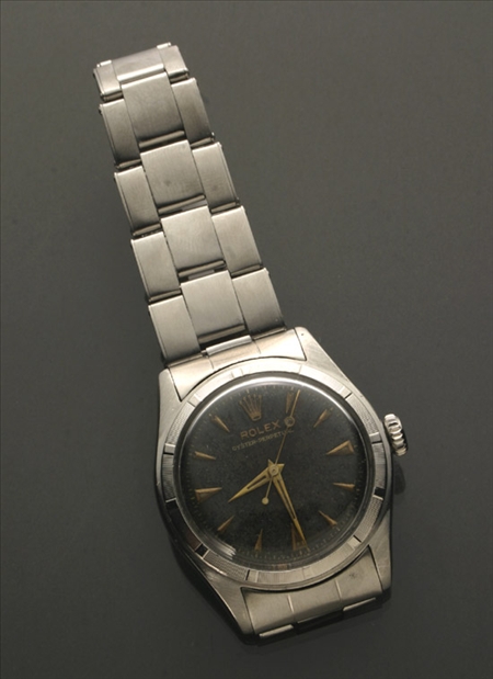 Appraisal: Gentleman's Stainless Steel Manual-Wind Wristwatch Rolex Oyster Perpetual Swiss Circa