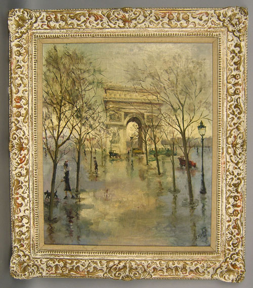 Appraisal: Jean Masson French th c oil on canvas depicting the