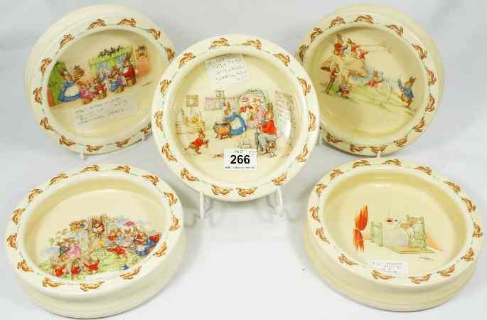 Appraisal: Royal Doulton Bunnykins set of x '' Baby Plates inc