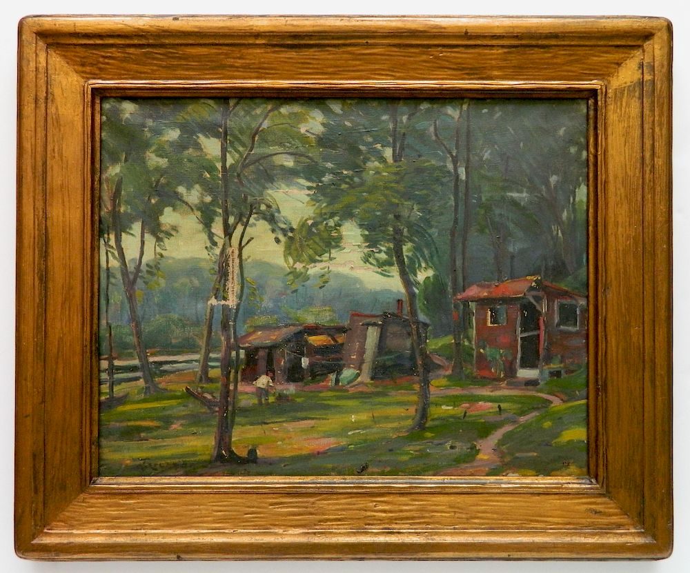 Appraisal: William Greason oil William Greason American - - ''Bayou on