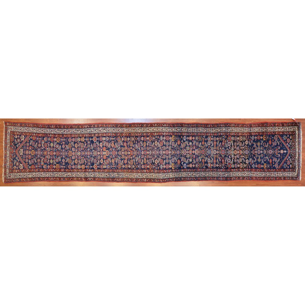 Appraisal: Antique Hamadan Runner Persia x First quarter- th century hand-knotted