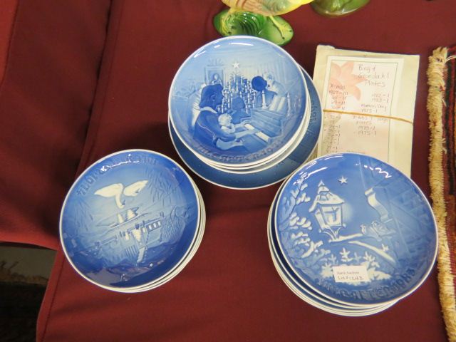 Appraisal: Bing Grondahl Plates Christmas to minus with extras and a