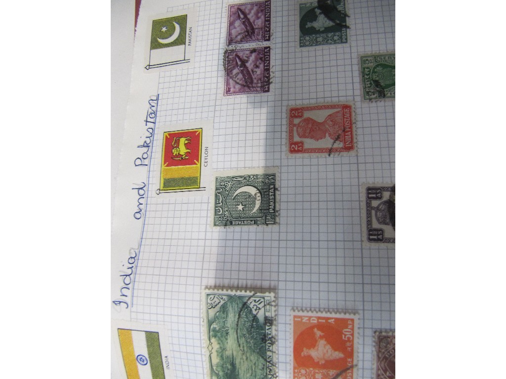 Appraisal: Lot comprising two albums of stamps