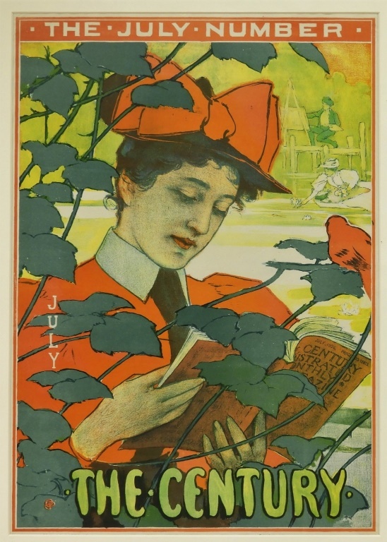 Appraisal: EDWARD POTTHAST CENTURY JULY ART NOUVEAU POSTER New York -