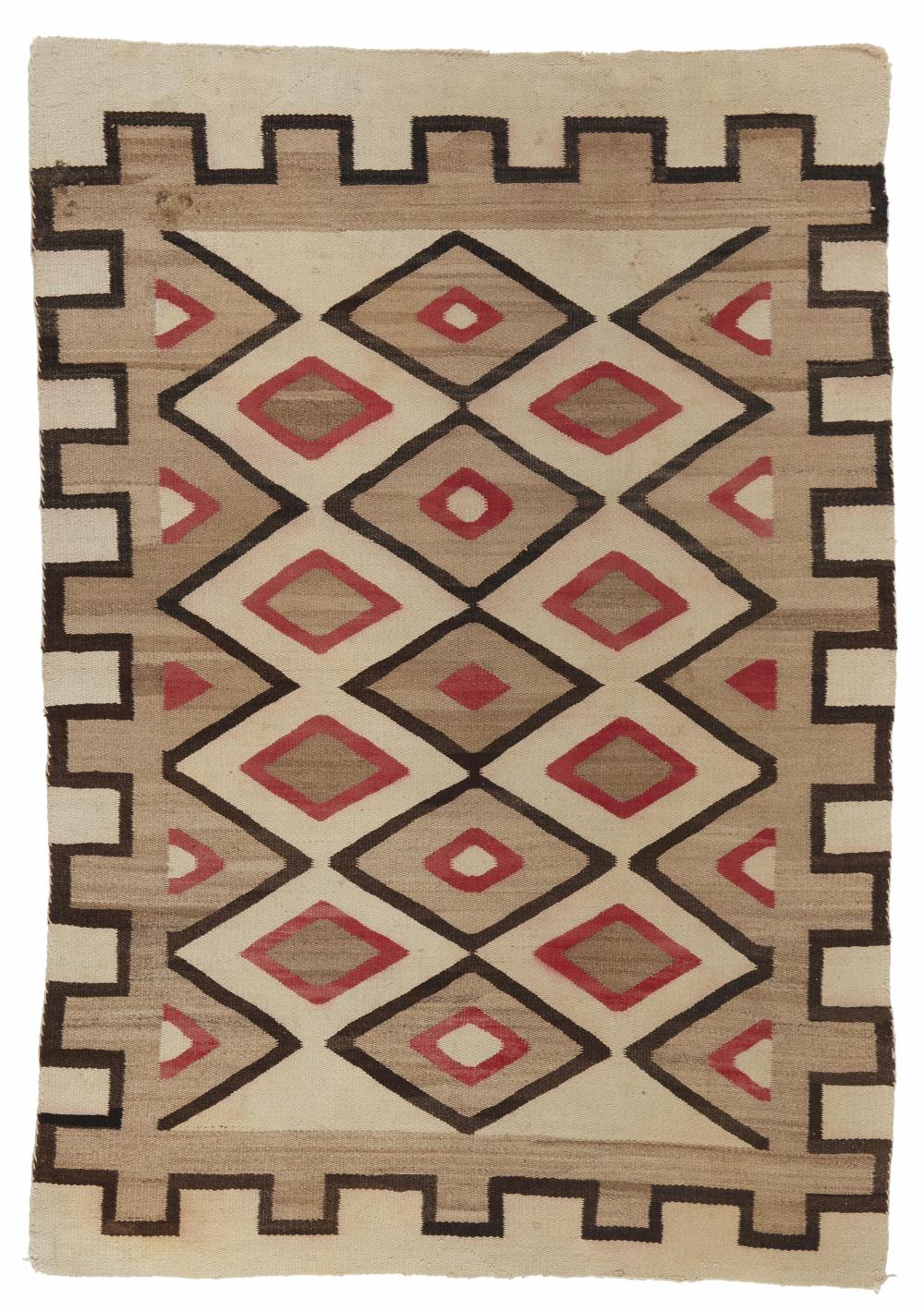 Appraisal: A Navajo regional rug First-Quarter th Century Din Woven in