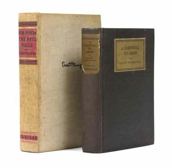 Appraisal: HEMINGWAY ERNEST A Farewell to Arms New York Charles Scribner's