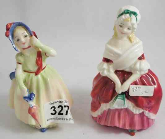 Appraisal: Royal Doulton Figure Babie HN and Peggy HN