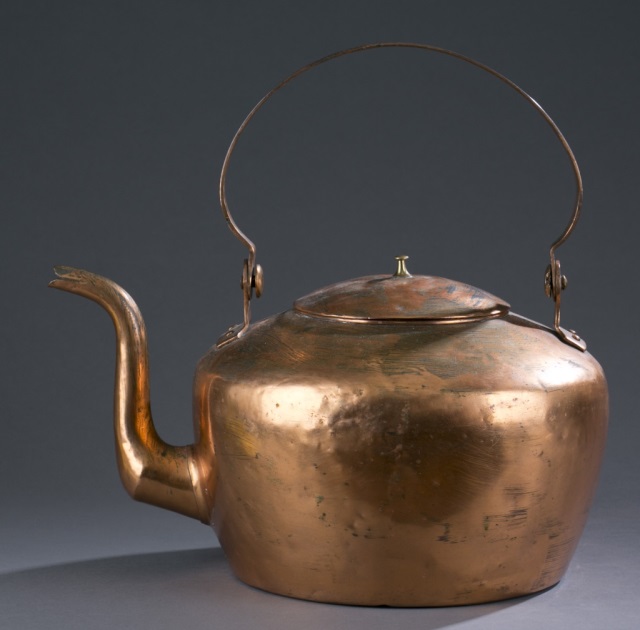 Appraisal: Ca Pennsylvania Copper Hot Water Kettle Stamped A Keeney Carlisle