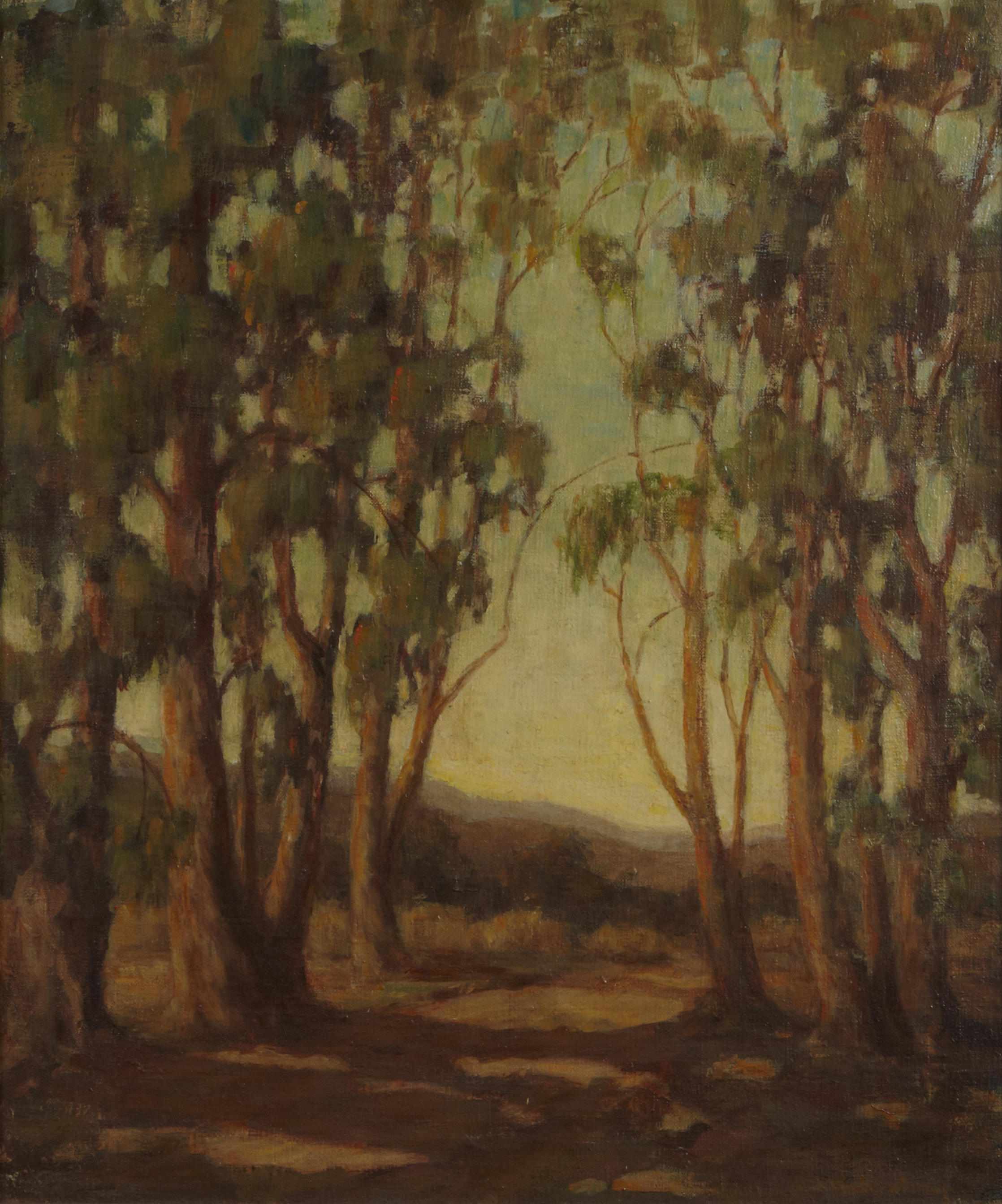 Appraisal: Edward Rahenkamp American th Century Eucalyptus trees signed 'EJ Rahenkamp'