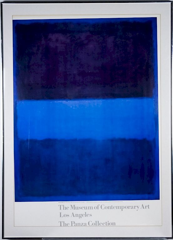 Appraisal: Mark Rothko Art Museum Los Angeles DAMONE ESTATE Mark Rothko