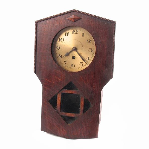 Appraisal: An assembled group of Art Deco clocks comprising two wall