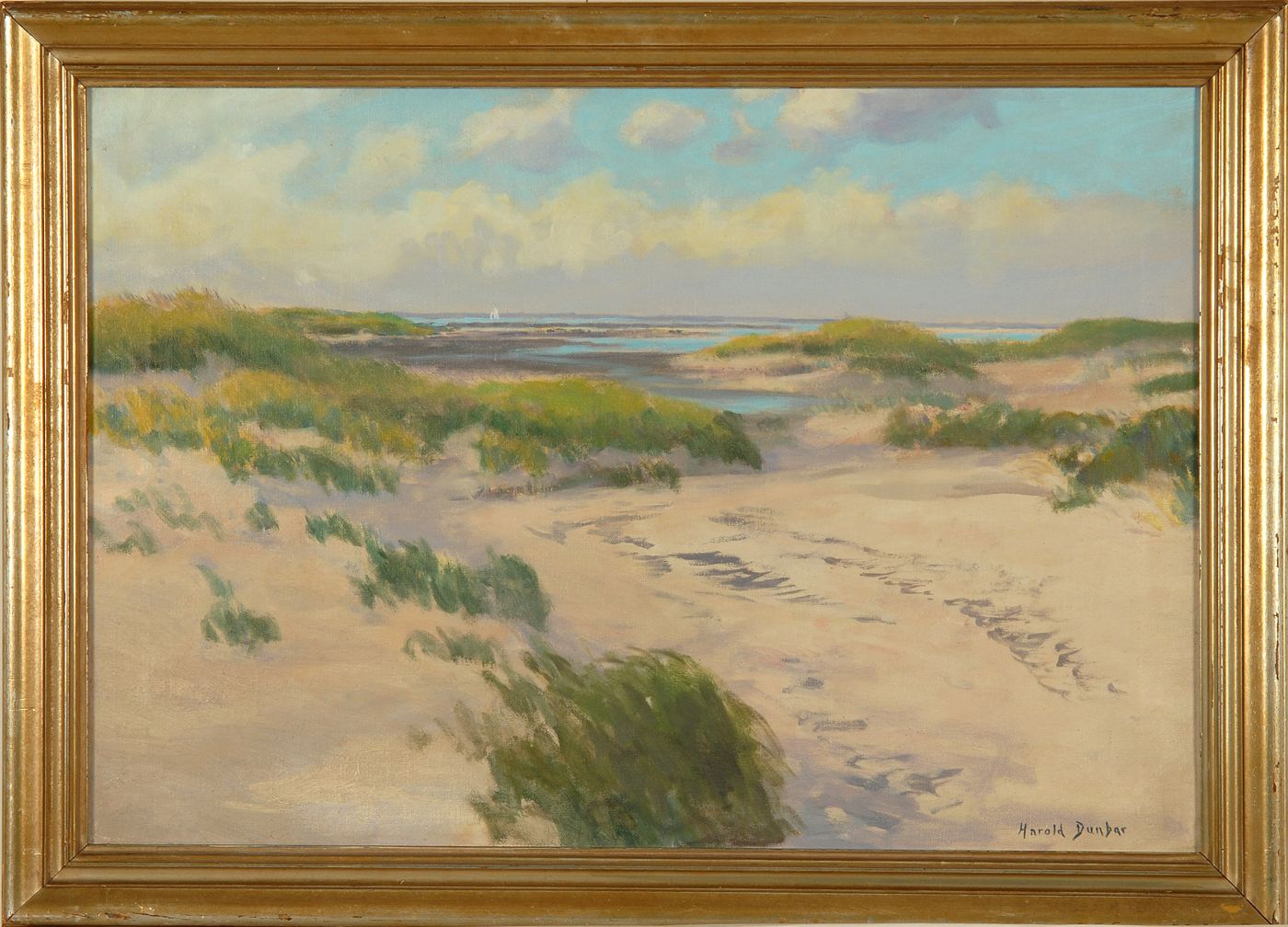 Appraisal: HAROLD C DUNBARAmerican - Cape Cod Dunes likely Chatham Signed